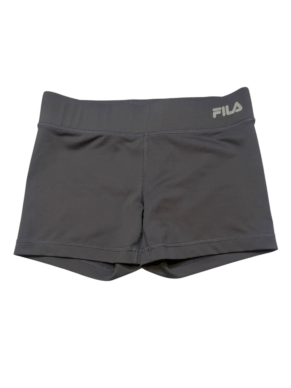 Fila Women’s Volleyball Shorts XS Gray Compression Spandex Athletic RN#73277